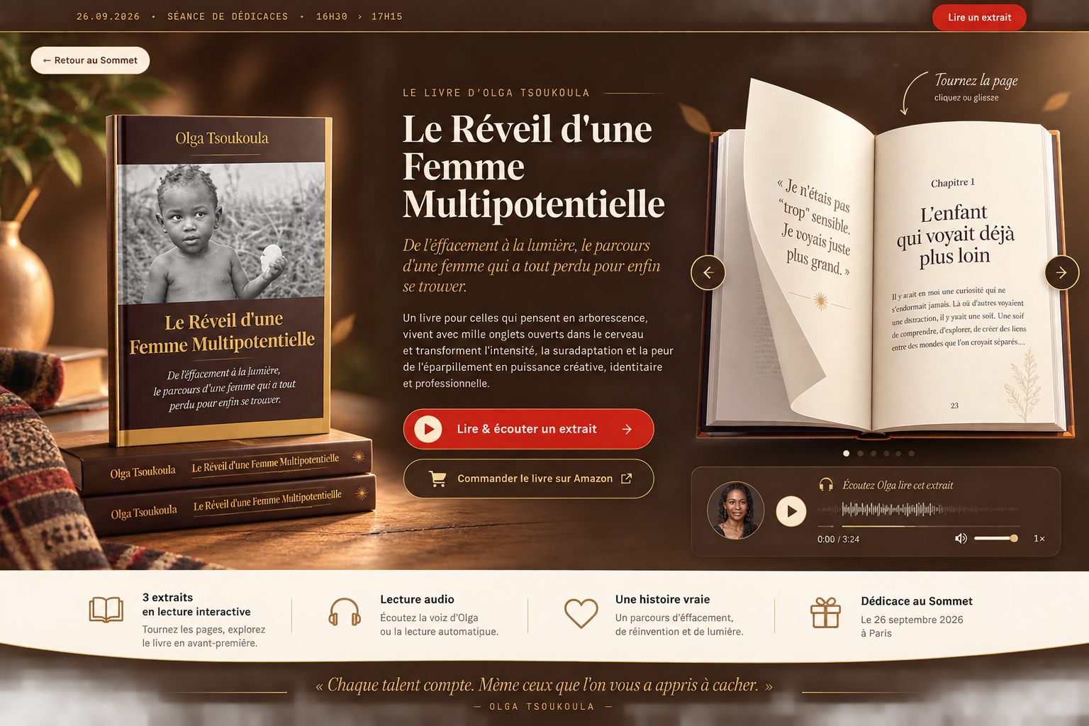Présentation du livre Le Réveil d'une Femme Multipotentielle